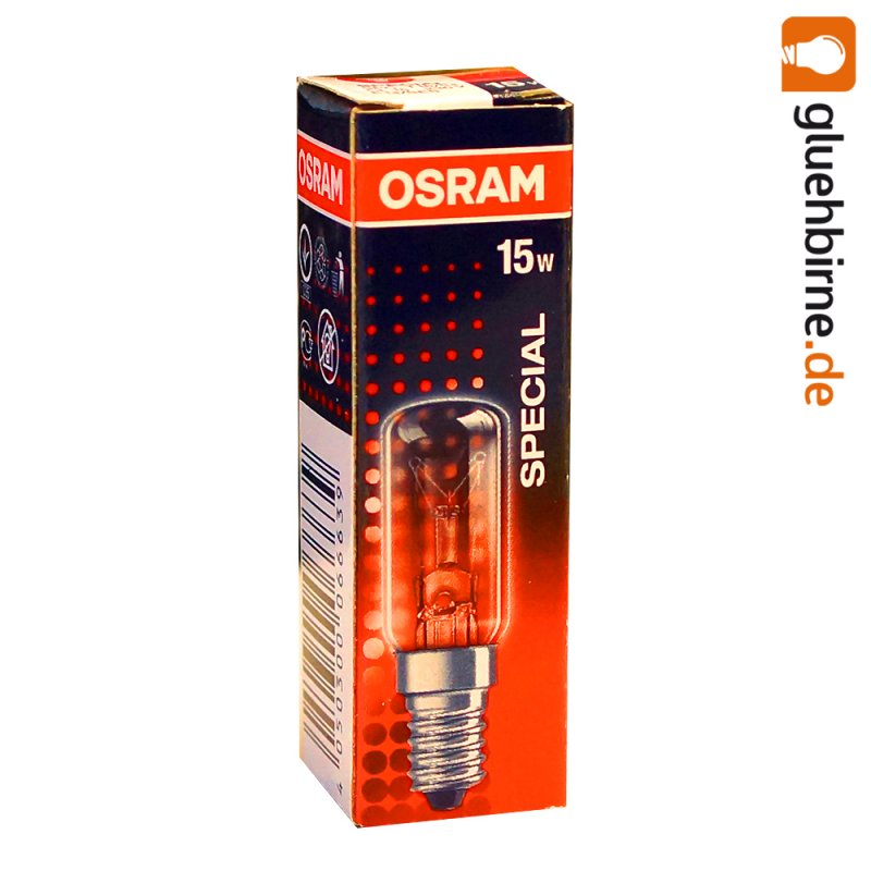 Osram Glühbirne Kühlschrank 15W E14 klar Röhre Special T16 ~ Osram Glühbirne Kühlschrank 15W E14 klar Röhre Special T16 ~ Kühlschrank Watt