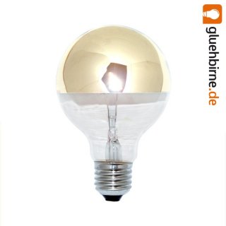 Lindner Globe Glühbirne 40W E27 Kuppenverspiegelt Gold...