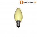 1 x Leuci Glühbirne Kerze Gelb 15W E14 Glühlampe Glühlampen