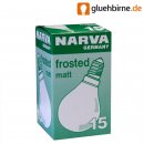1 x Narva Glühbirne Tropfen 15W E14 MATT Glühlampe 15...