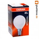 1 x Osram Tropfen 40W E14 Matt Ofen Lampe 300° Special...