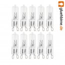 10 x Radium G9 Halogen Stiftsockellampe 40W 230V klar...