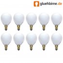 10 x Globe Glühbirne 25W E14 OPAL G60 60mm Globelampe 25...