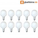 10 x Glühbirne Glühlampe Tropfen 40W 40 Watt E14 Opal...