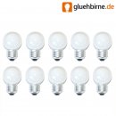 10 x Glühbirne Glühlampe Tropfen 40W 40 Watt E27 Opal...