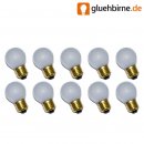10 x Glühbirne Tropfen 15W E27 MATT Glühlampe 15 Watt...