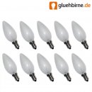 10 x Glühlampe Glühbirne Kerze 25W E14 MATT Glühlampen...