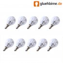 10 x Halogen Eco Tropfen Glühbirne 18W = 25W / 22W E14...