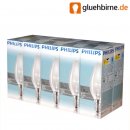 10 x Philips Glühbirne Kerze 25W E14 klar Glühlampe 25...