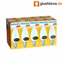 10 x Philips Glühlampe Glühbirne Kerze 40W 40 Watt E14...