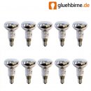 10 x Reflektor Glühbirne R50 60W E14 Glühlampe...