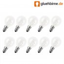 10 x Glühbirne Tropfen 40W E14 klar Glühlampe 40 Watt...