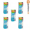 5 x Osram G9 Eco Halogen Stiftsockellampe 230V 33W = 40W...