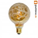 LED Filament Globe Krokoeis Gold G95 6W = 60W E27...