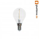 LED Filament Tropfen 1W fast 15W E14 klar Glühfaden...