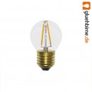 LED Filament Tropfen Glühbirne 2W = 25W E27 klar...