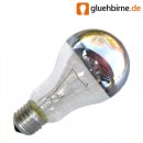 Leuci Glühbirne 100W E27 Kopfspiegel Silber Glühlampe 100...