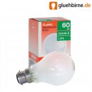 Osram Glühbirne B22d 60W MATT B22 Glühlampe Glühbirnen...