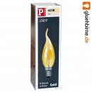 Paulmann Kerze windstoß gold 40W E14 Kerzen 40 Watt...