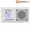 UP-Radio Uhr & Weckfunktion Unterputz Radio weiß /...