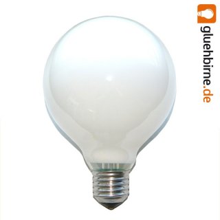 1 x Globe Glühbirne 25W E27 OPAL G95 95mm Globelampe 25...