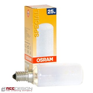 1 x OSRAM Röhre 25W E14 MATT Glühlampe Glühbirne 25 Watt...