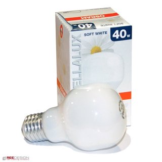 1 x Osram Glühbirne 40W Matt E27 Opal Soft White Bella...