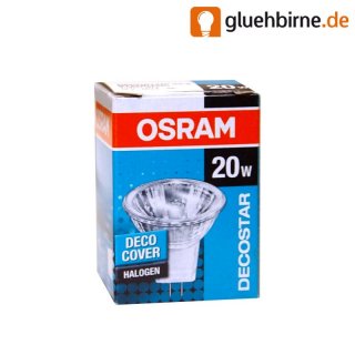 1 x Osram Halogen Decostar 35S 20W GU4 36° 12V 44890 WFL...