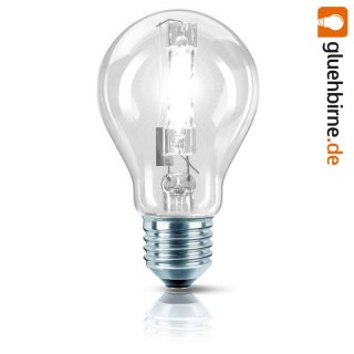 1 x PHILIPS Halogen Eco Glühbirne 18W = 25W / 23W E27...