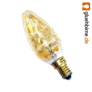 1 x Philips Gold Kroko Glühbirne Kerze 25W E14 Glühlampe...