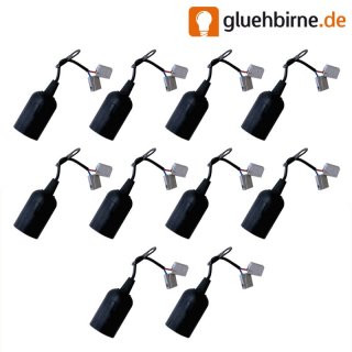 10 x Baufassung Lampenfassung Renovierfassung Fassung E27...