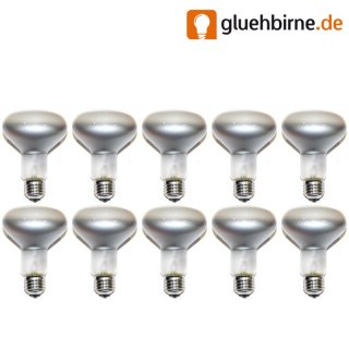 10 x Reflektor Glühbirne Spot R80 40W E27 Glühlampe 40...