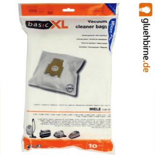 10 x Staubsaugerbeutel BXL-51416 Miele F-J-M-G-N basicXL...
