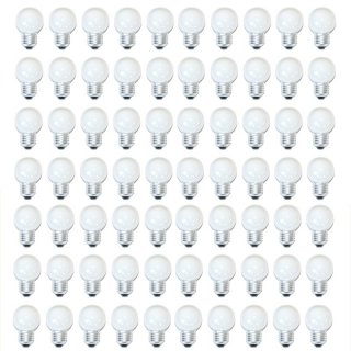 100 x Glühbirne Tropfen 5W E27 Opal Weiss MATT Glühlampe...