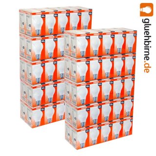 100 x Osram Glühbirne 100W E27 MATT 100 Watt Glühlampe...