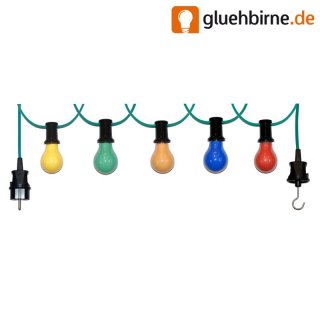 20m Illu Leitung Lichterkette für innen u. außen inkl. 20...