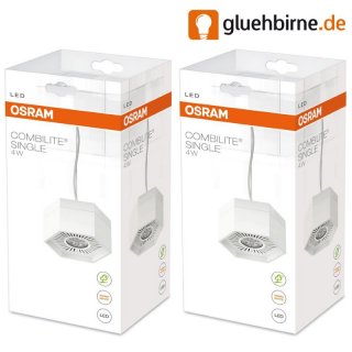 2 x Osram LED Pendellleuchte Combilite Single Pendant 4W...