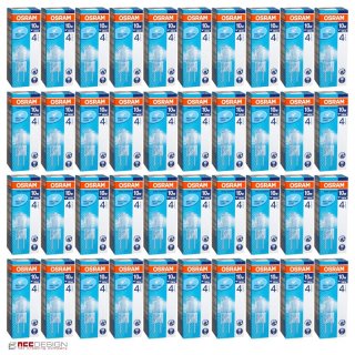 40 x Osram G4 Halogen Stiftsockellampe 12V 10W...