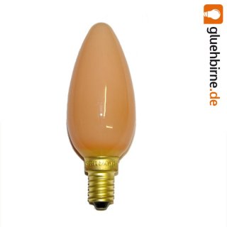 Glühbirne Kerze Softone Flame Terracotta 40W E14...