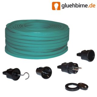 Illu Lichterkette Komplettset 10m mit 10 Fassungen E27...