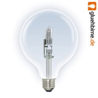 LAES Eco Halogen Glühbirne Globe G125 28W fast wie 40W...
