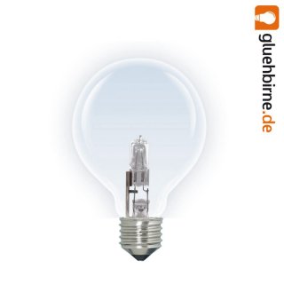 LAES Eco Halogen Glühbirne Globe G80 28W fast wie 40W E27...