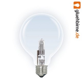LAES Eco Halogen Glühbirne Globe G95 28W fast wie 40W E27...