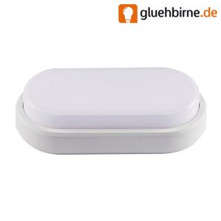 LEDs light LED Wandleuchte weiß Oval 12W 850lm kaltweiß...