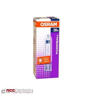 Osram Halogen Metalldampflampe G8,5 20W 830 WDL Warmweiß...