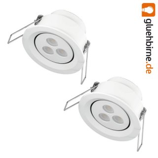 Osram LED Einbauleuchte Ivios II 2 x 4,5W Gehäuse weiß...
