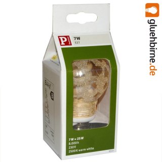 Paulmann ESL Energiesparlampe Globe G60 7W = 25W E14...