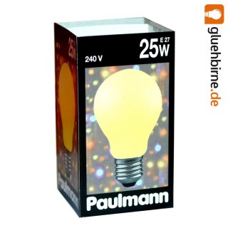 Paulmann Glühbirne 25W Softone Gelb 25 Watt E27 Glühlampe...