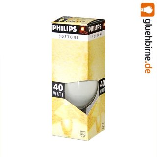 Philips Glühbirne Kerze Softone Yellow Gelb 40W E14...