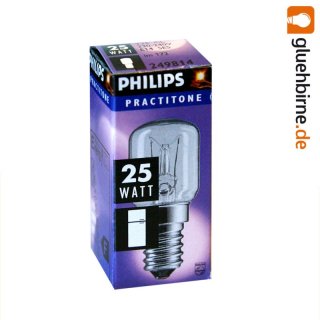 Philips Kühlschranklampe 25W E14 klar Glühbirne Glühlampe...